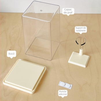 Cutie de afișaj Labubu – acrilic transparent, pentru depozitare și expunere Blind Box Bubble Mart