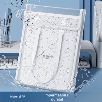 Dosar acordeon vertical cu 13 compartimente, capacitate mare pentru documente A4 și foi de examen