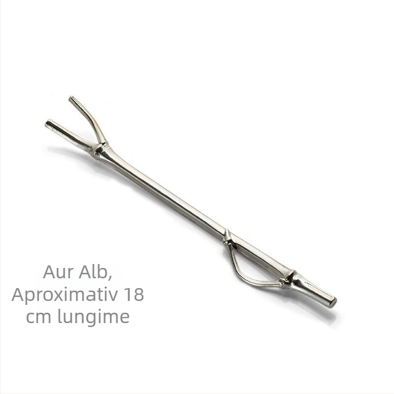 Furcă pentru ceainic din bambus, capac din fier, clips din aliaj și clip anti-arzire — accesorii Kung Fu ceai