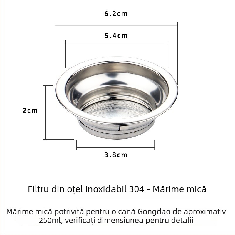 Set Gongfu de ceai: cană de distribuție din sticlă cu ceainic drept, pentru prepararea ceaiului acasă, filtru din oțel inox, dozator de ceai