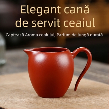 Căniță Yixing Zisha pentru trezirea ceaiului, realizată integral manual, rezistentă la căldură, set Gongfu de ceai pentru casă cu cană de repartizare