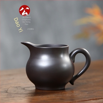 Set de ceai Yixing din lut mov, cană de distribuție a ceaiului și accesorii pentru ceremonia Kung Fu, realizat manual, Ceai Da Hong Pao galben, piatră minerală naturală