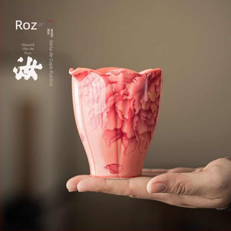 Ceașcă ceramică Ru Gongdao pentru ceremonia ceaiului chinezesc — accesoriu pentru servire ceai, ceașcă comună, fără arsuri, pentru uz casnic