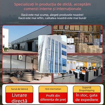 Cească Gongdao pentru ceai, cu formă semilunară, mâner colorat, sticlă borosilicată rezistentă la căldură, filtru încorporat și gură ascuțită