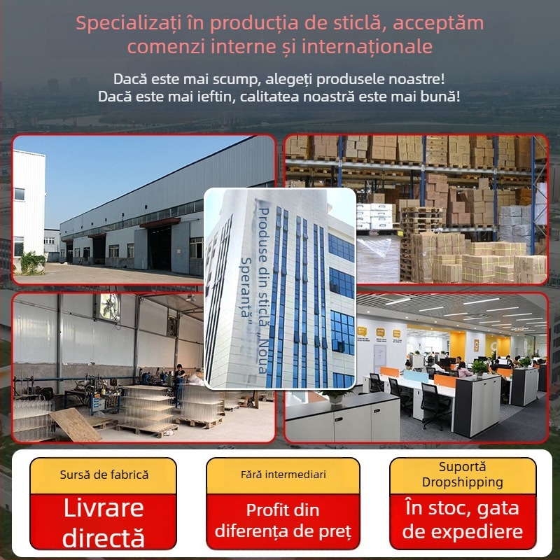 Cească Gongdao pentru ceai, cu formă semilunară, mâner colorat, sticlă borosilicată rezistentă la căldură, filtru încorporat și gură ascuțită