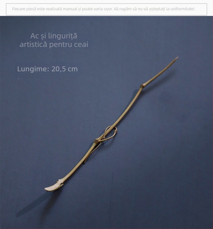 Ață de ceai din bambus natural și bețișor de ceai, bambus carbonizat, accesorii pentru ceremonia ceaiului, ac pentru Pu-erh cake