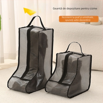 Geantă de depozitare pentru cizme și pantofi, husă transparentă rezistentă la umezeală pentru călătorii