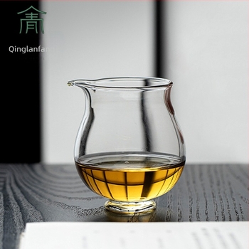 Sticlă borosilicată rezistentă la căldură, în stil japonez, cu ceașcă pentru distribuția ceaiului, divizor de ceai și ceainic — accesorii pentru ceai Kung Fu