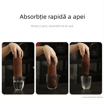 Prosop de ceai premium și țesătură absorbantă pentru masă de ceai, stil Zen