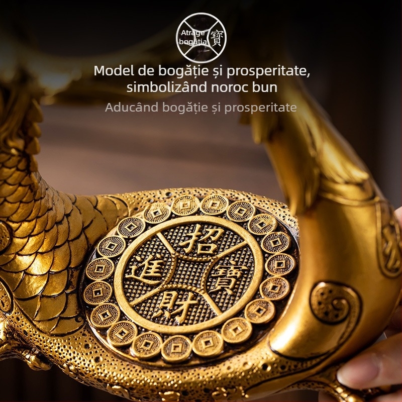 Set ceainic Dragon and Phoenix – ceainic din sticlă cu infuzor semi-automat