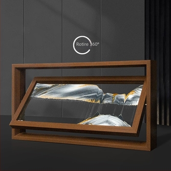 Ornament austriac cu pictură în nisip pentru casă – decor modern cu clepsidră