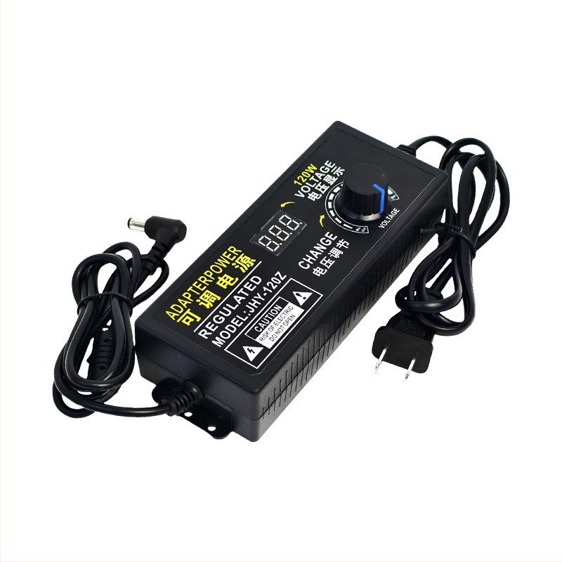 Adaptor de alimentare reglabil 3V-24V-36V pentru benzi LED, motoare, ventilatoare, pompă de apă, regulator de tensiune și controler de viteză