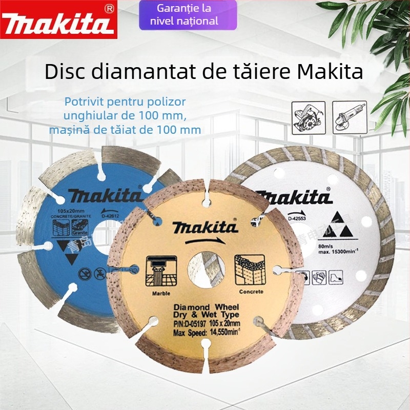 Makita Disc diamant pentru tăiere marmură, granit, beton și plăci