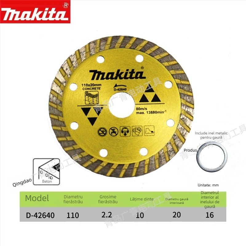 Makita Disc diamant pentru tăiere marmură, granit, beton și plăci