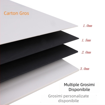 Copertă de caiet din carton de 1,0 mm, dosar din carton rigid, versiune A4 din Kraft, carton negru A3