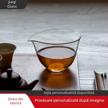 Cupa Gongdao cu formă de picătură de apă, sticlă borosilikată în stil japonez, divizor pentru ceai, set de ceai pentru birou