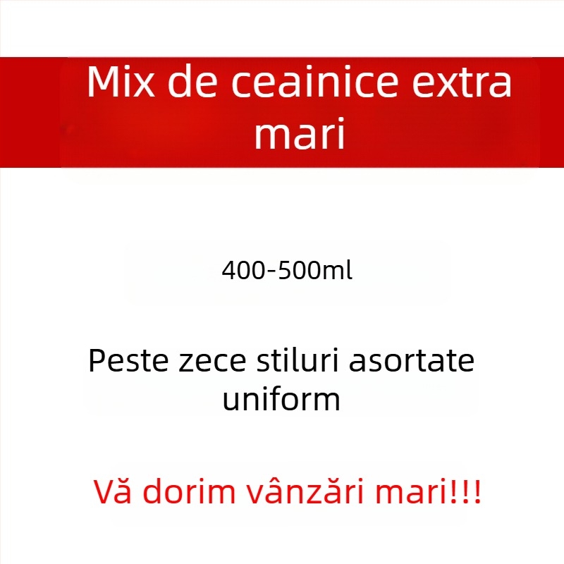 Ceainic din lut purpuriu, cu capacitate mare, finisaj glazurat colorat, stil retro ușor luxos, personalizabil