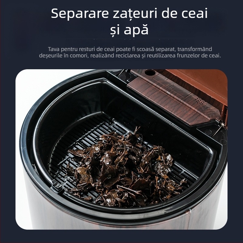 Găleată din oțel inoxidabil pentru resturi de ceai, cu senzor inteligent, avertizare nivel apă și filtr, pentru uz comercial
