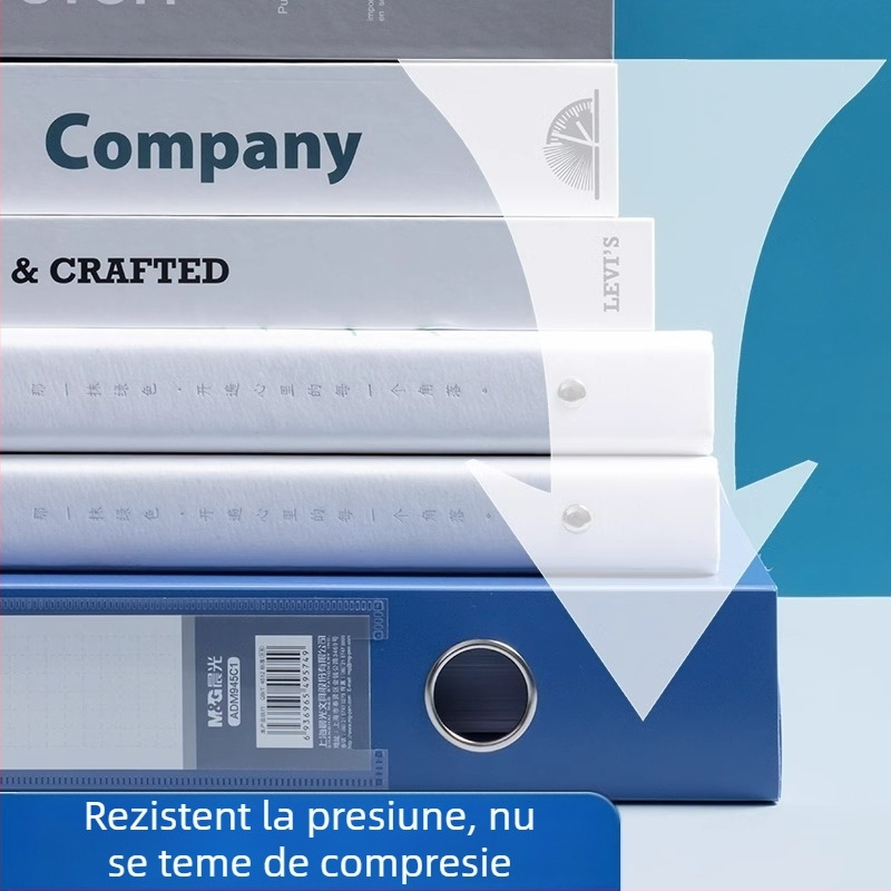 A4 cutie din plastic pentru documente – cutie de depozitare pentru dosare de personal și documente financiare (Model M95288)