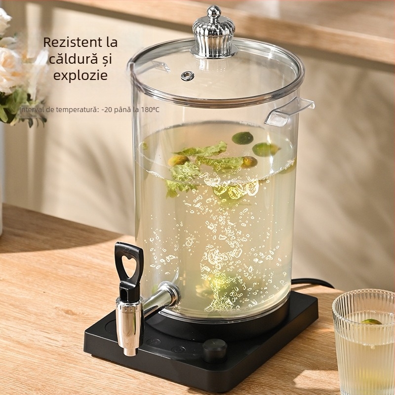 Ceainic electric cu capacitate mare, recipient detașabil pentru infuzare, ceai din plante
