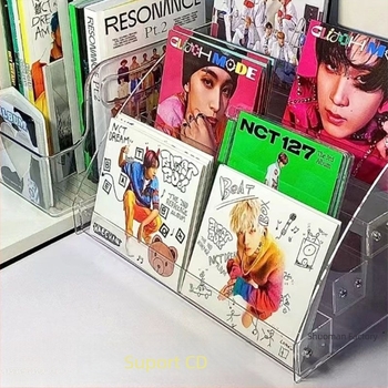Suport acrilic pentru discuri și albume