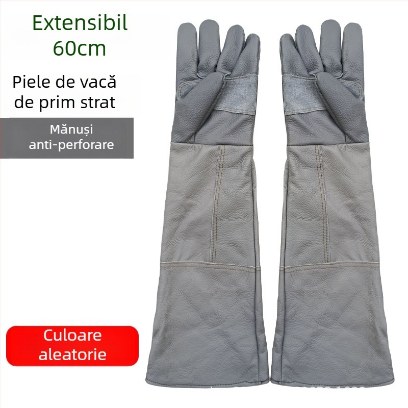 Mănuși de grădină din piele de vită, cu protecție, anti-tăiere și anti-derapare, pentru decojirea durianului, recoltarea castanelor, tăierea ardeilor și a trandafirilor