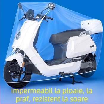 Acoperire pentru bicicletă rezistentă la ploaie și praf, husă groasă pentru bicicletă de munte, protecție transparentă impermeabilă
