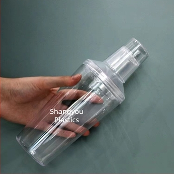 500 ml PET transparent shaker pentru ceai rece și ceai cu lapte