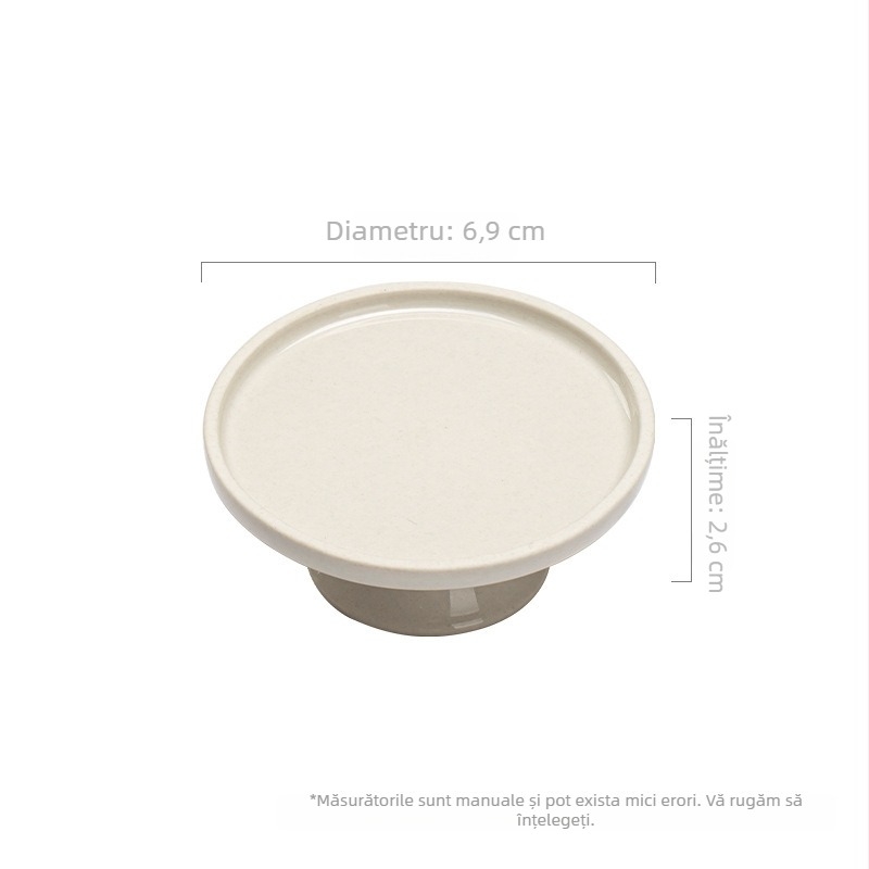 Suport ceramic pentru capac în stil japonez pentru gaiwan și ceainic – accesorii pentru set Kung Fu de ceai