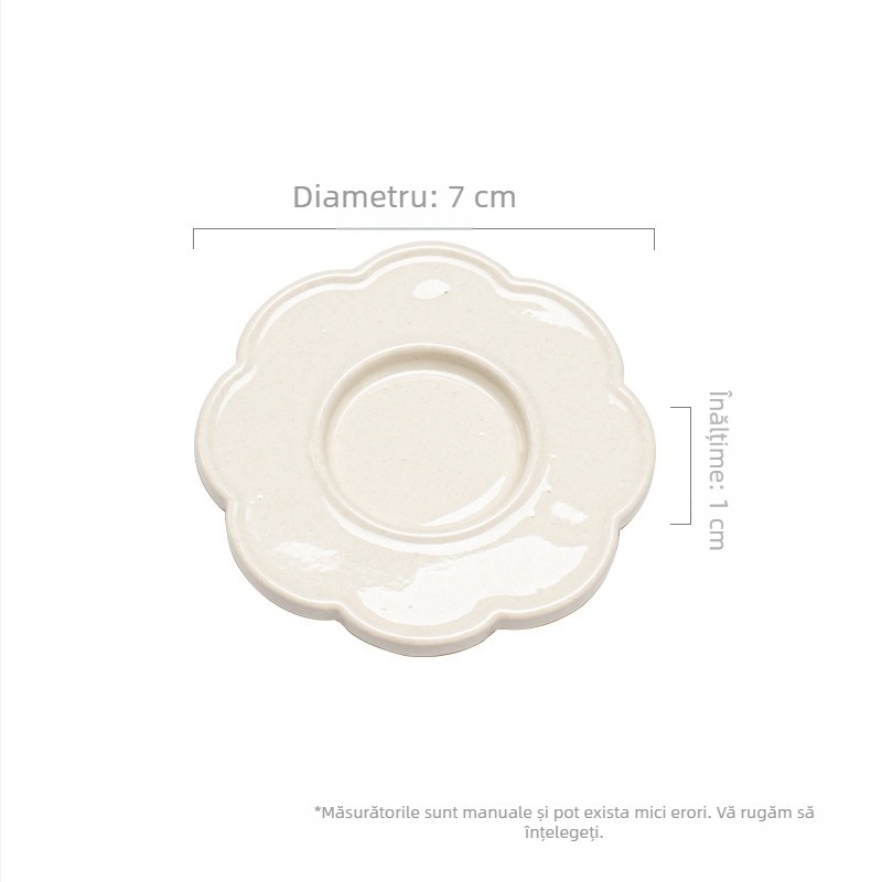 Suport ceramic pentru capac în stil japonez pentru gaiwan și ceainic – accesorii pentru set Kung Fu de ceai