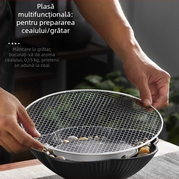 Ceainic din sticlă, în stil chinezesc, pentru prepararea ceaiului la temperaturi înalte — set ceainic pentru uz casnic