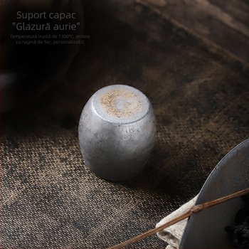 Suport personalizat pentru capac de ceai pentru ceainice din lut mov și din fier, bază ceramică pentru capac, accesorii ceremonie ceaiului