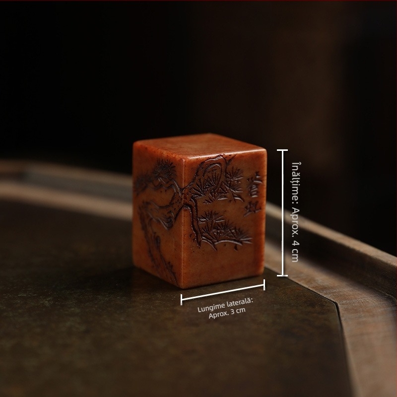 Suport pentru capac din piatră Shoushan pentru ceainic din lut purpuriu, suport manual sculptat pentru gaiwan, piatră naturală, accesoriu ceremonie Kung Fu