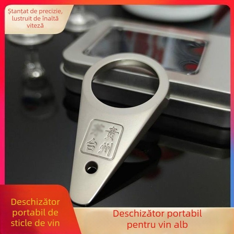 Deschizător de sticle în formă de Maotai, breloc gadget pentru Feitian lichior, îndepărtător capac