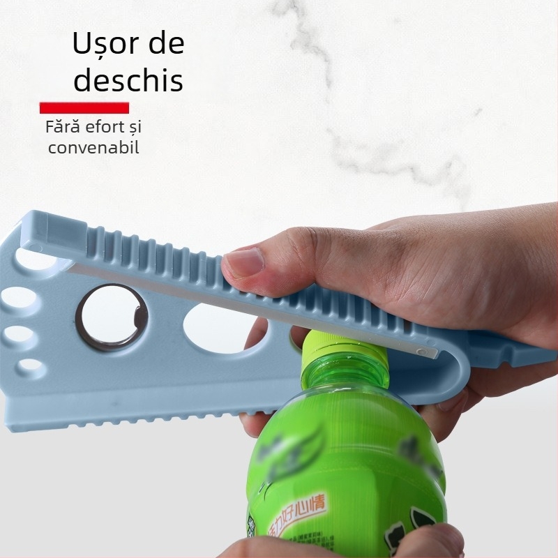 Deschizător multifuncțional pentru bere, cu orificiu pentru scoaterea capacelor – unealtă de uz casnic, economie de efort