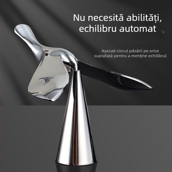 Deschizător de sticle în formă de pasăre, din aliaj de zinc, design echilibrat