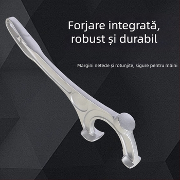 Deschizător multifuncțional din aluminiu pentru conserve și sticle, portabil