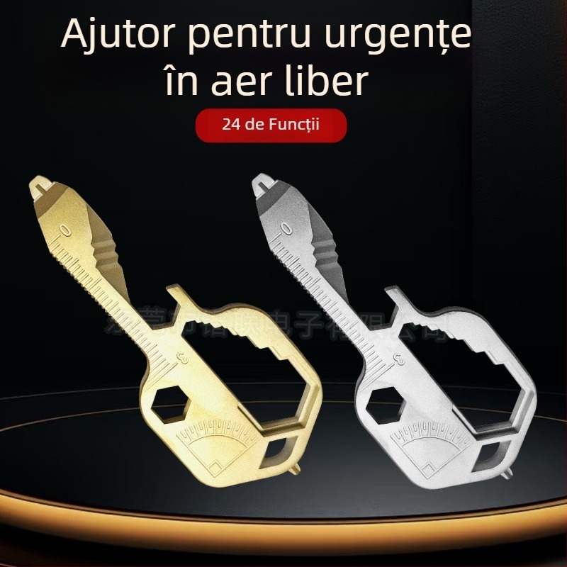 Unealtă multifuncțională pentru breloc cu deschizător de sticle