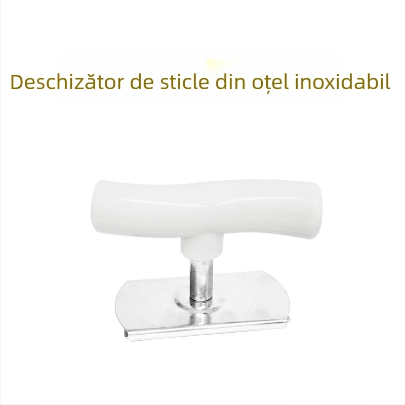 Deschizător multifuncțional din oțel inoxidabil pentru conserve și capace de sticle, instrument de bucătărie cu priză antiderapantă
