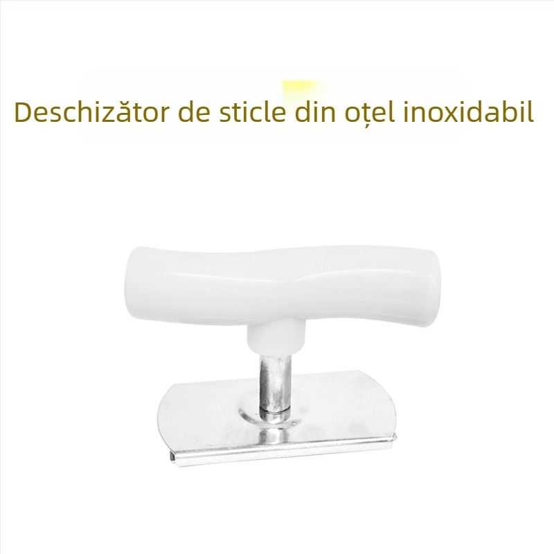 Deschizător multifuncțional din oțel inoxidabil pentru conserve și capace de sticle, instrument de bucătărie cu priză antiderapantă