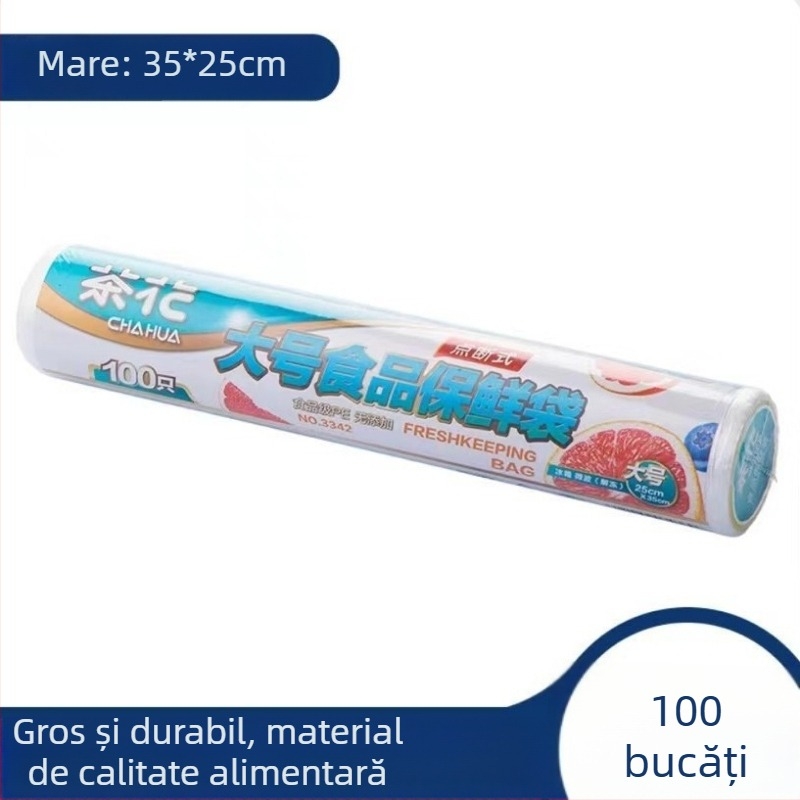 Camellia pungi pentru conservarea alimentelor, plastic, de unică folosință, în rol continuu, groase