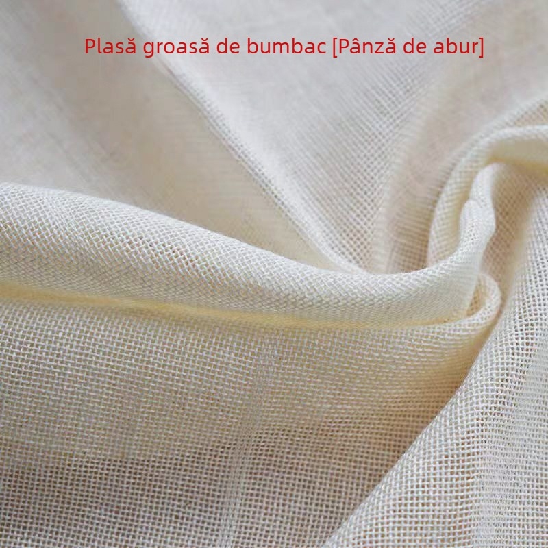 Țesătură de tifon din bumbac 100% pentru înfășurarea tofu, filtrarea laptelui de soia, protecție împotriva prafului și aburirea orezului; pânză albă comestibilă