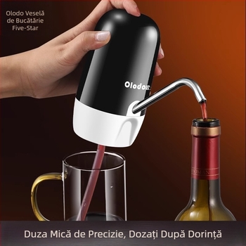 Pompa electrică pentru vin cu autoamorsare, pompă automată pentru borcane de vin, pentru uz casnic