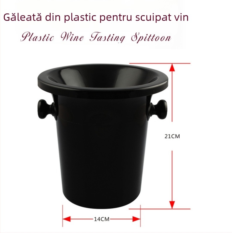 Găleată din plastic pentru vin și șampanie, găleată de gheață pentru bar și uz casnic