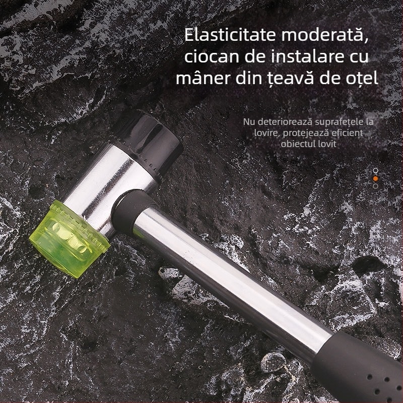 Ciocan cu cap rotund din cauciuc pentru imprimări pe plante și decor interior, unealtă lucrată manual