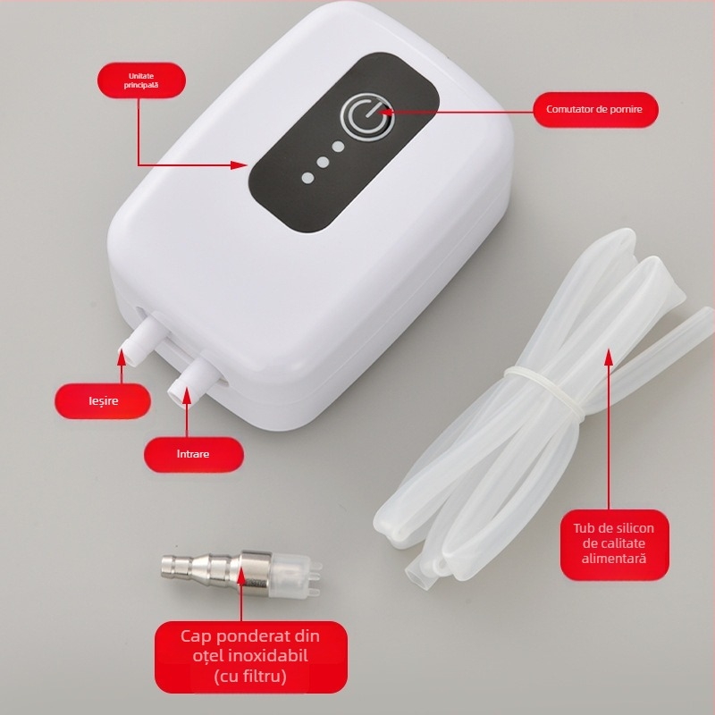 Dispenser electric pentru vin cu filtru – pompă de aspirație automată, compactă, pentru vin de orez și vin de struguri