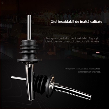 Dozator de vin din oțel inoxidabil cu aerare rapidă, dop de sticlă creativ, garnitură de etanșare pentru vin roșu și băuturi spirtoase, protecție împotriva prafului