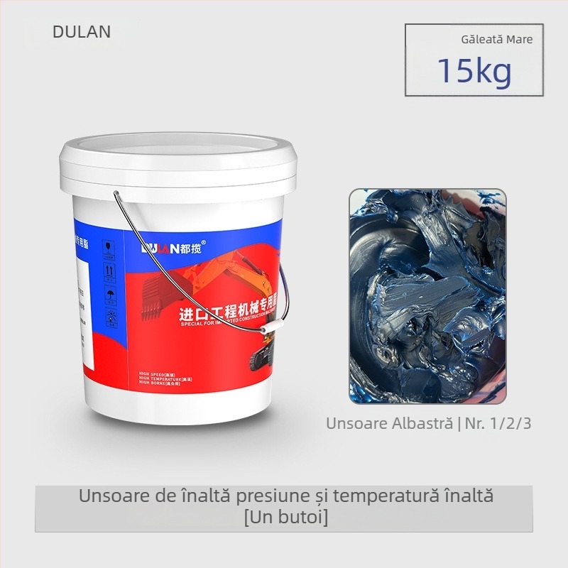 Grasă de ungere pe bază de litiu, pentru excavatoare cu șenile, rezistentă la temperaturi înalte, antiuzură