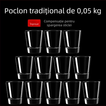 Set cu 12 pahare mini pentru lichior, cu dozator, semnele zodiacale
