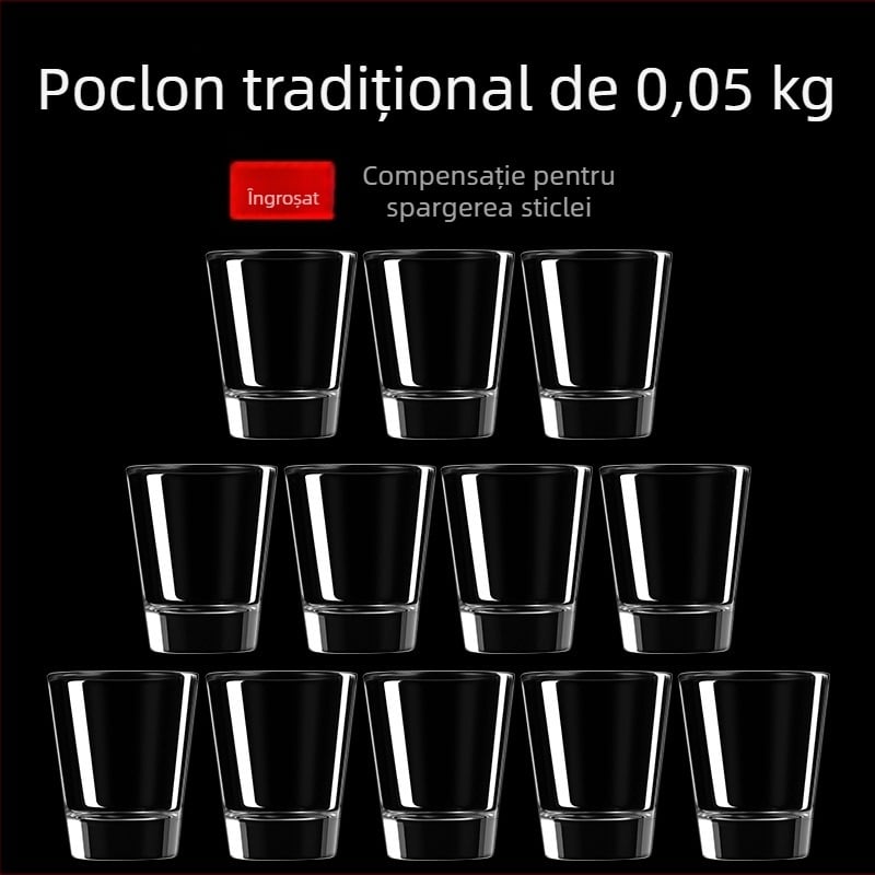 Set cu 12 pahare mini pentru lichior, cu dozator, semnele zodiacale